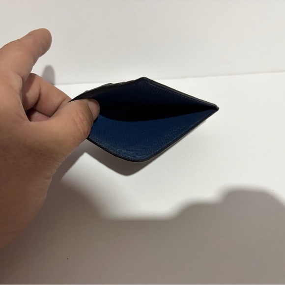 Prada Black Leather Card Holder wallet - Picture 6 of 7